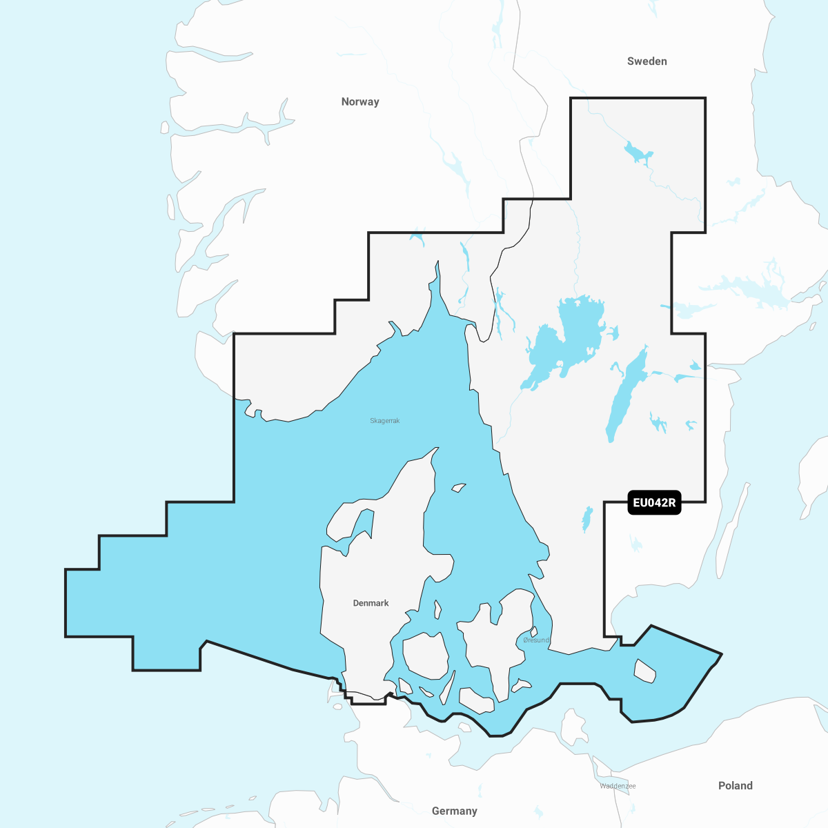 Garmin Oslo to Trelleborg - chart 