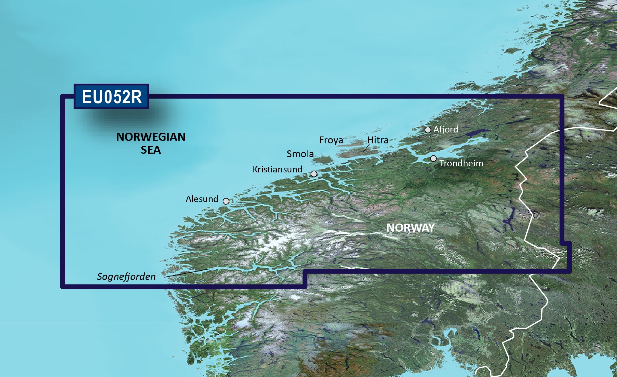 Garmin VEU052R-Sognefjorden - Svefjorden