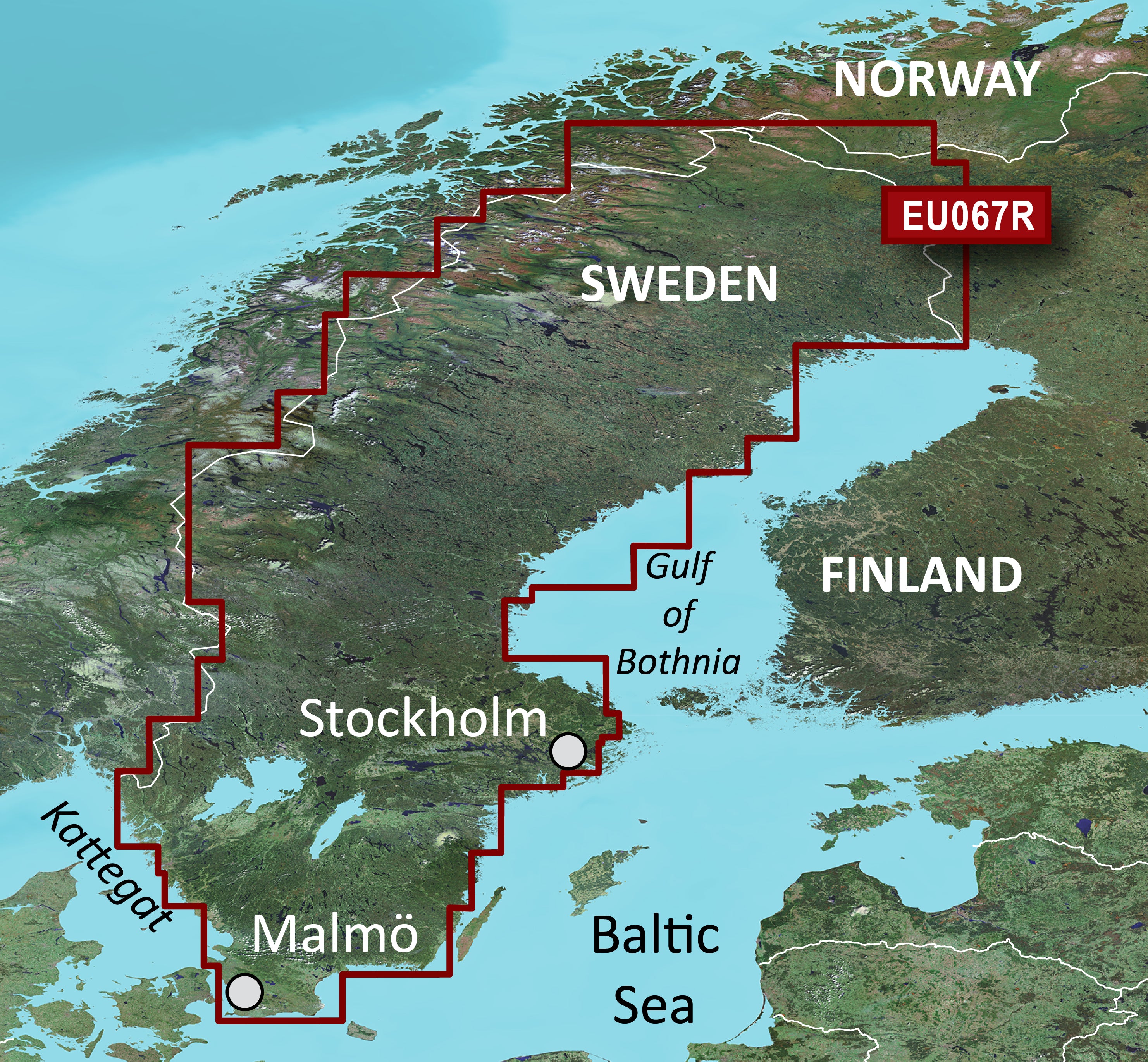 Garmin microSD™/SD™ card: HXEU067R - Sweden Inland Waters