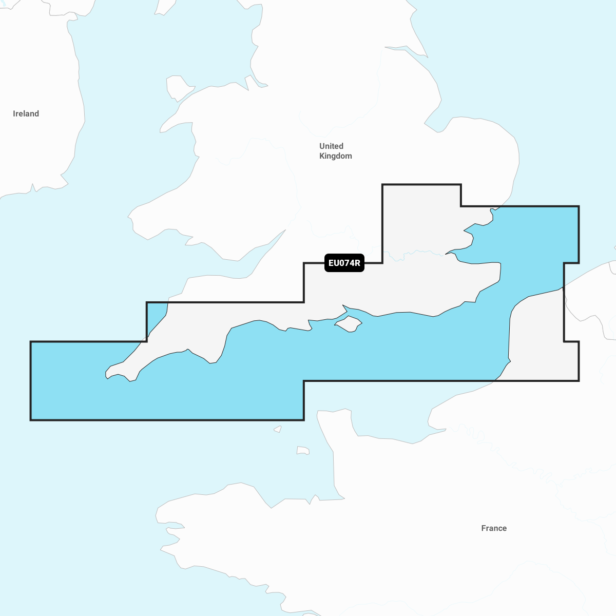 Garmin England, Sydkysten – søkort