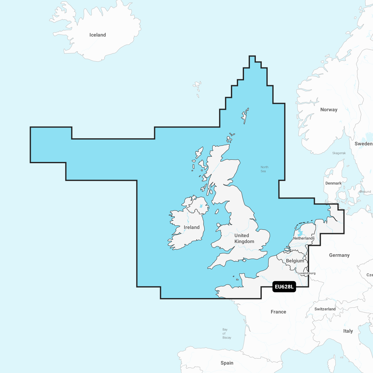 Garmin Great Britain, Northern Ireland, Ireland and the Netherlands - Seekarten 