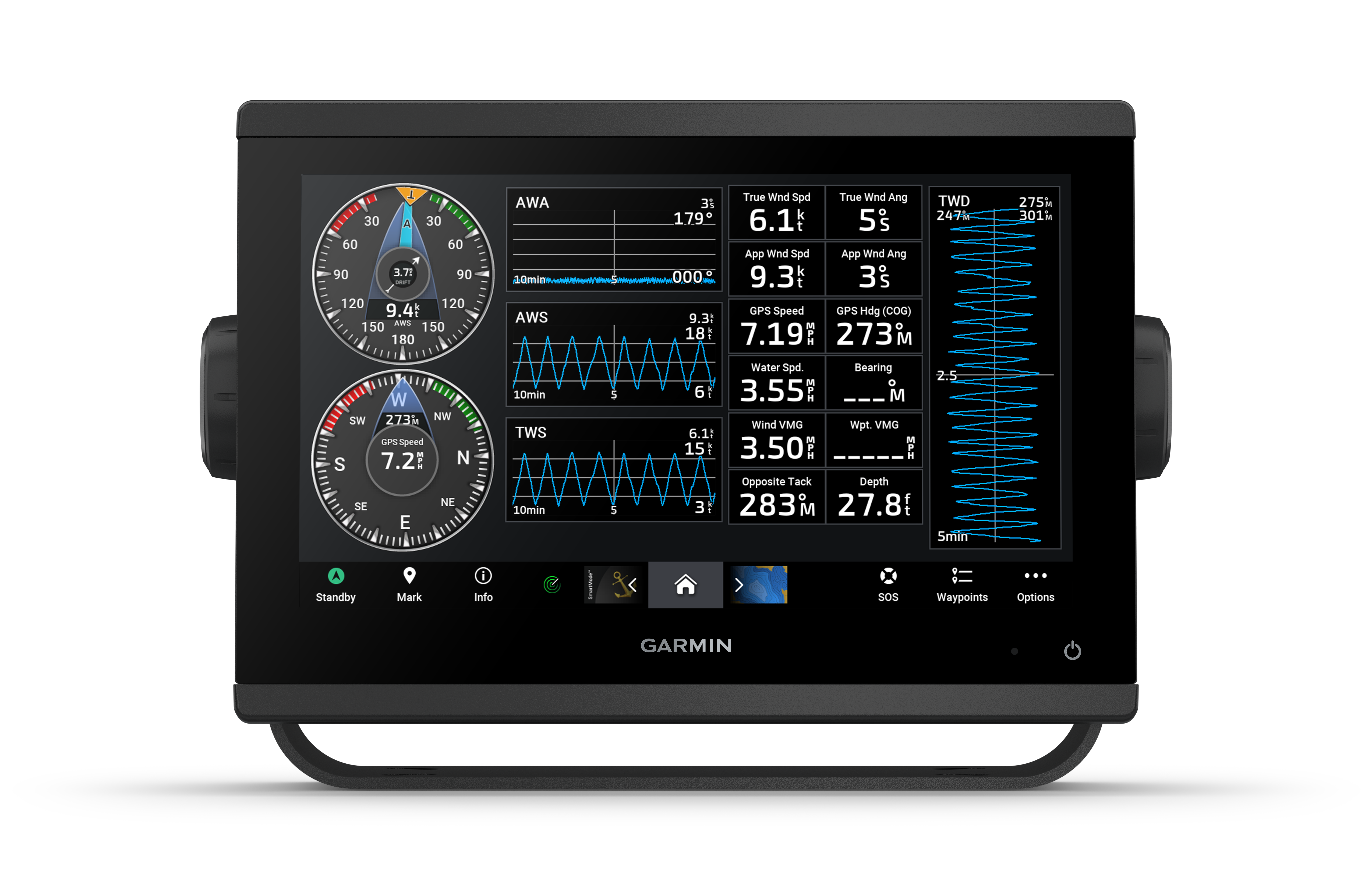 Garmin GPSMAP 923xsv w/tr 