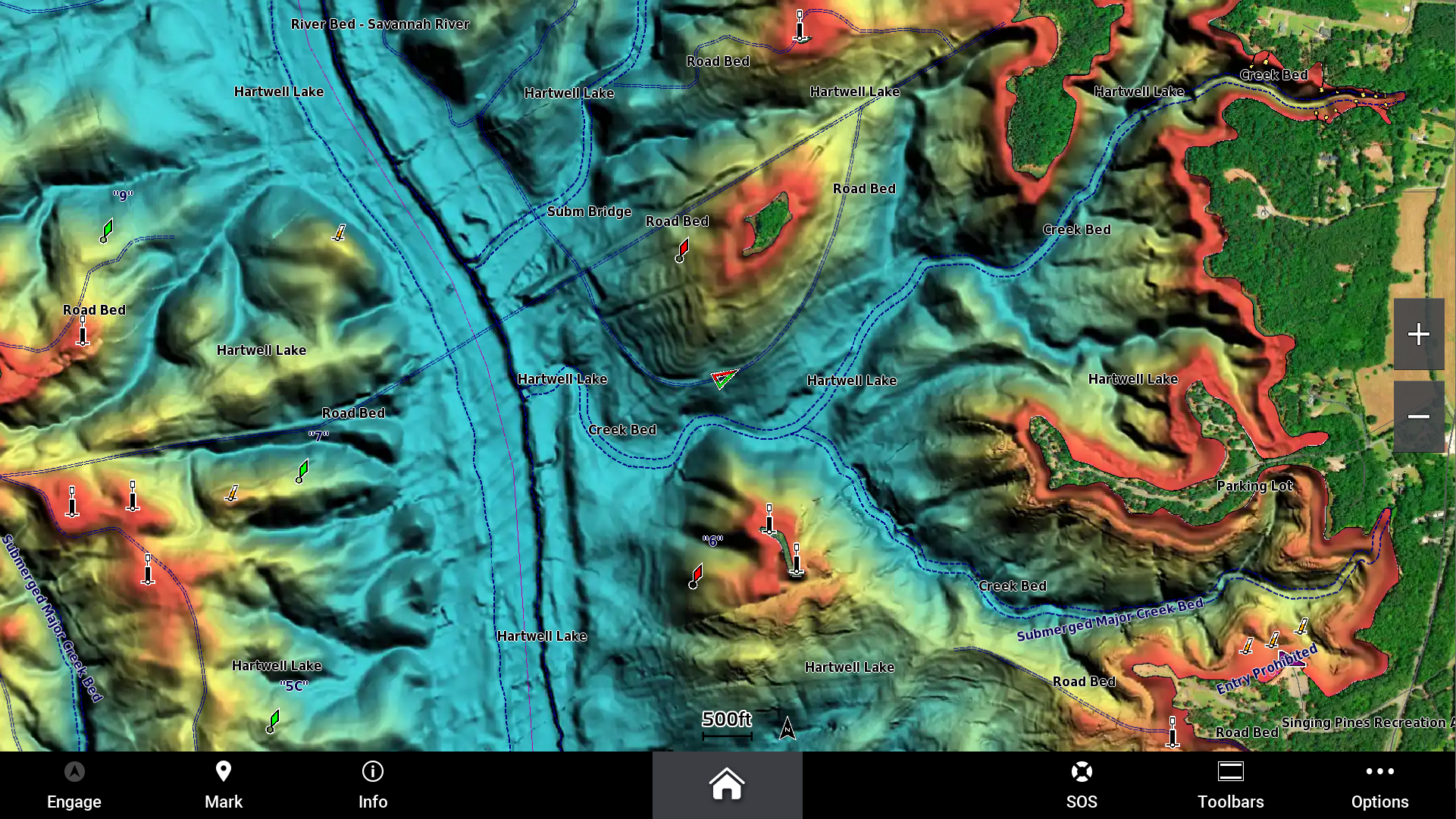 Garmin Italy, lakes and rivers - charts 