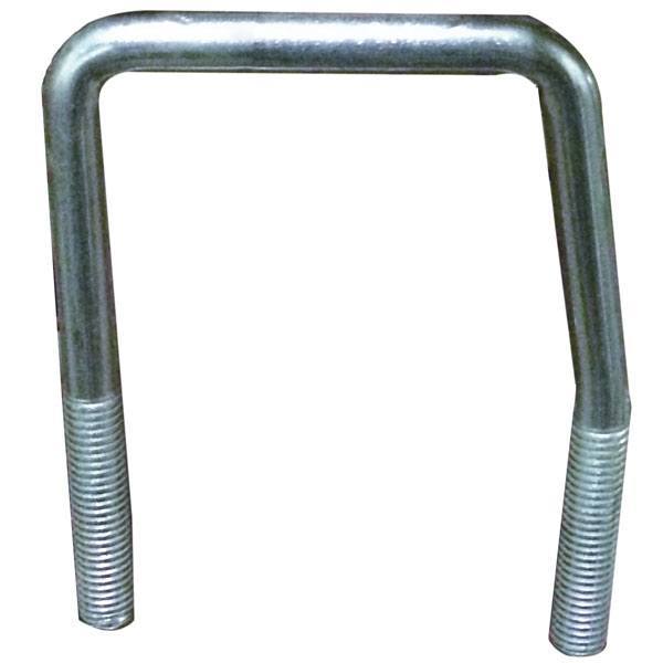 U-bracket for 60x60mm pipe, with nut
