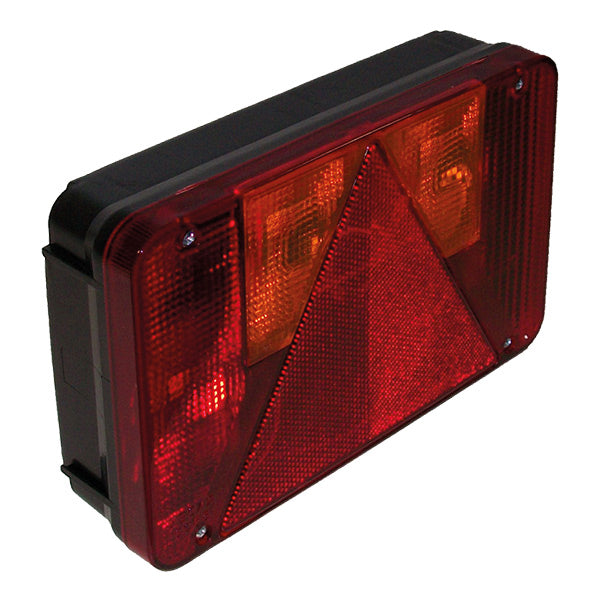 Rear light left 220x140x30mm w/no. light