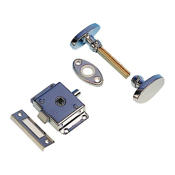 Door lock for toilet 70 x 45mm inward