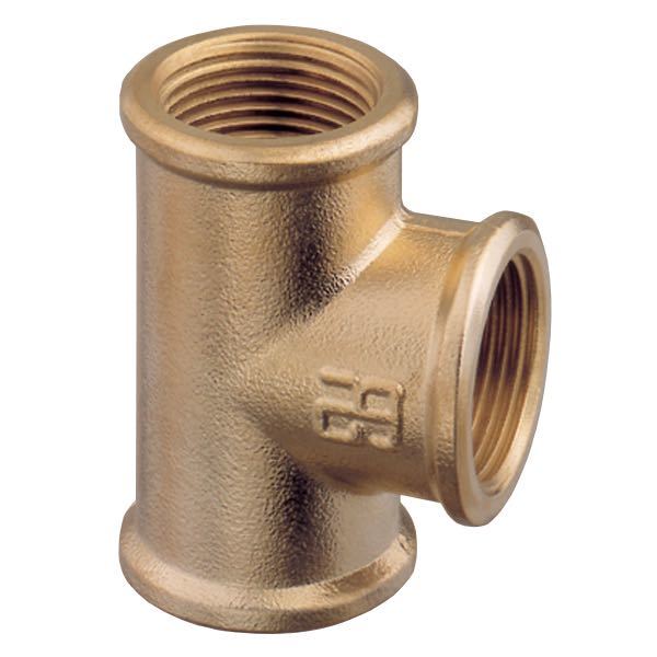 T-stykke messing 3/4''