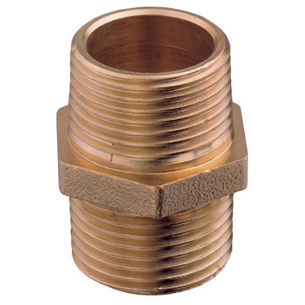 Nippel bronze udv. gevind 1 1/2''