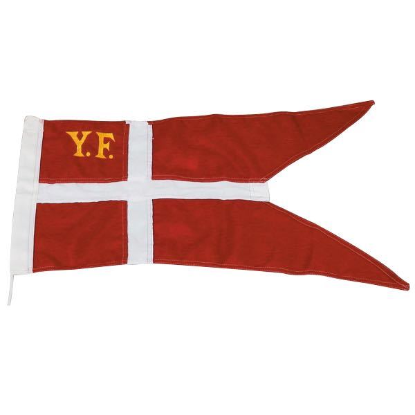 1852 yachtflag syet med Ø3mm 25cm snor