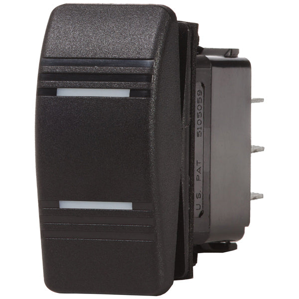 Blue Sea Systems waterproof switch Contura DPDT On-Off-On black