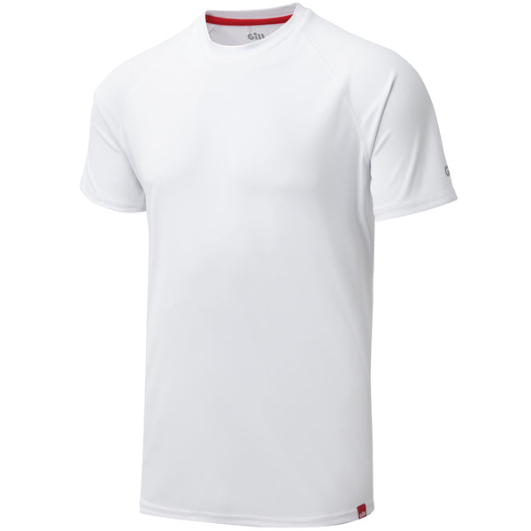 Gill UV010 Men's UV Tec T-Shirt White