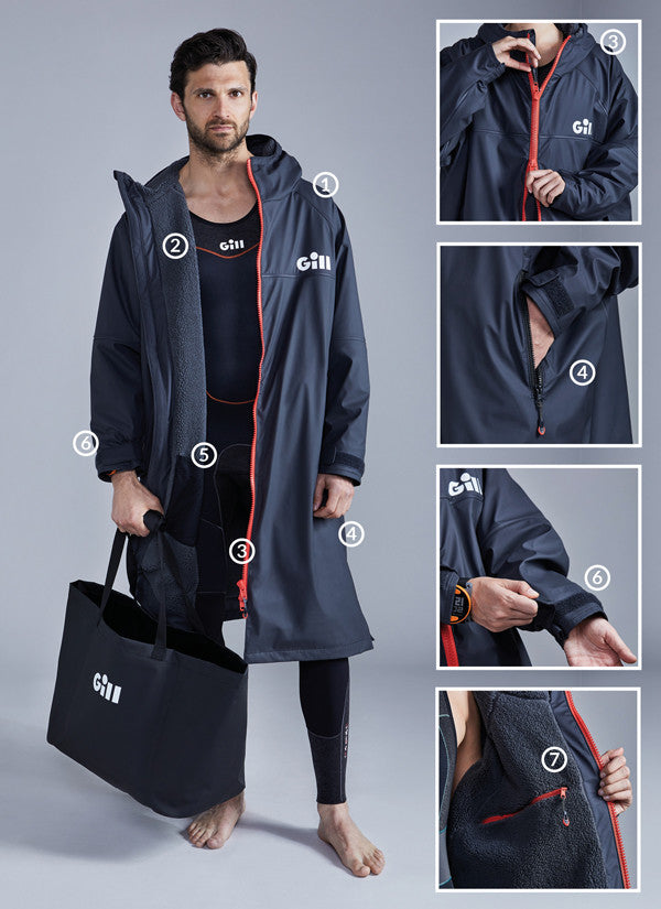 Gill 5024 Aqua Parka jakke, navy