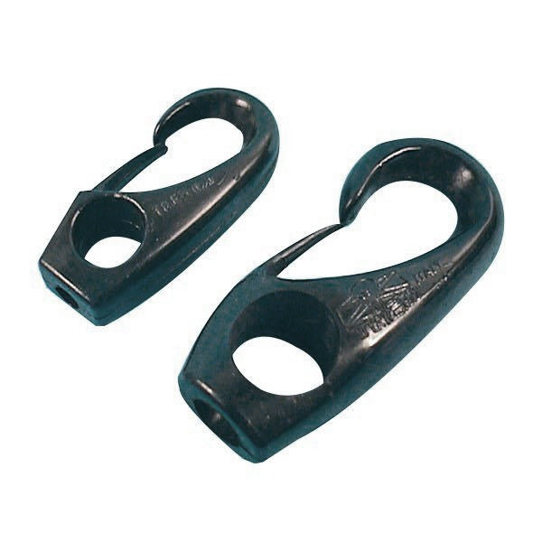Nylon hook black 8mm 4pcs