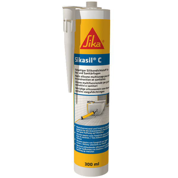 Sikasil-C silicone white 300 ml cartridge