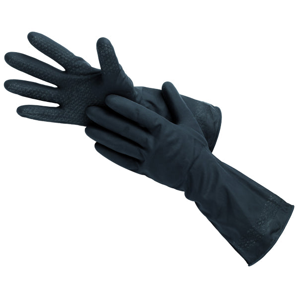 Industrihandske af Latex, tåler cellulosefortynder str 10/XL