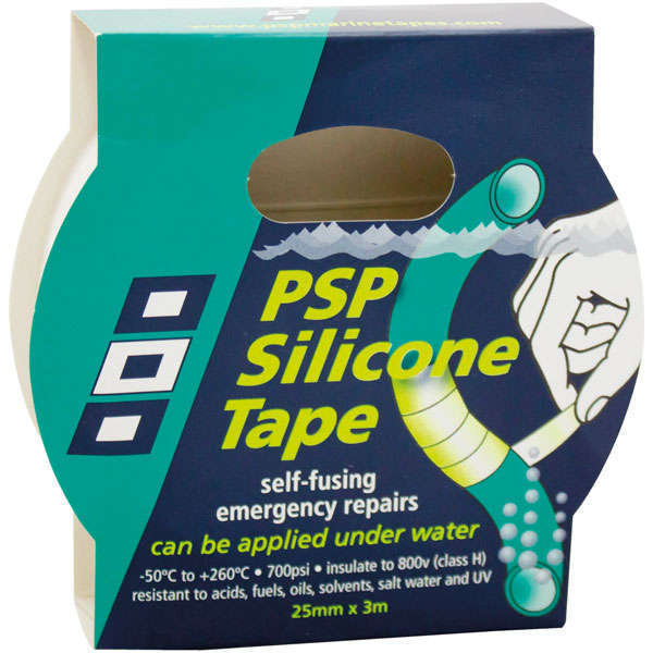 Psp silicone tape white 25mm x 3m