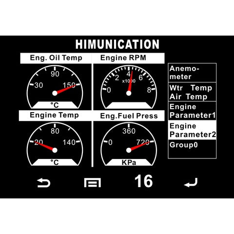 HIMUNICATION HM-TS18 VHF Radio Class DSC-D with GPS, NMEA2000 and multifunction Touch-Display