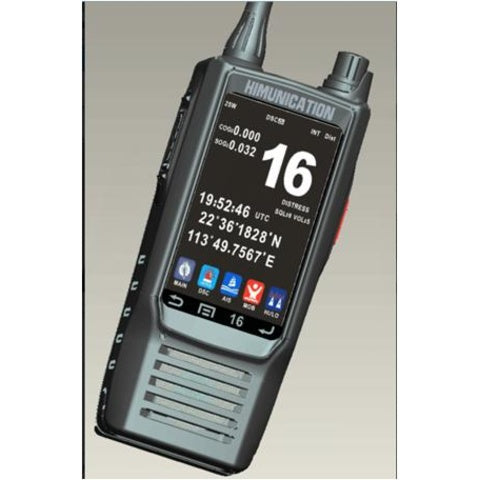 HM-TS19 Handheld VHF DSC Klasse D mit Touch-Display 6/3/1 W