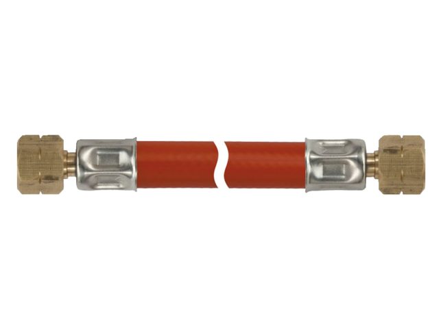 Gaslange 80cm  ¼" venstregevind x ¼" venstregevind Arbejdstryk 20 bar