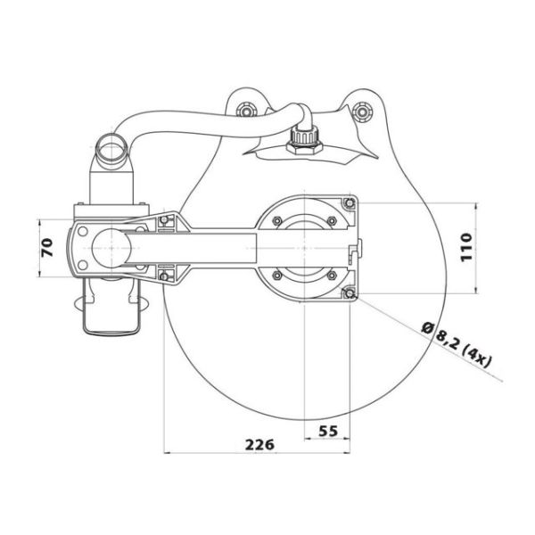 Talamex Standard Marine Toilet – Turn2Lock & Soft-Close