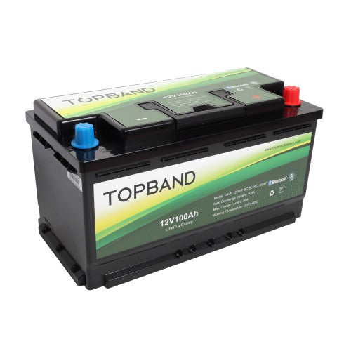 Lithium batterier 75Ah, 100Ah, 200Ah - Topband