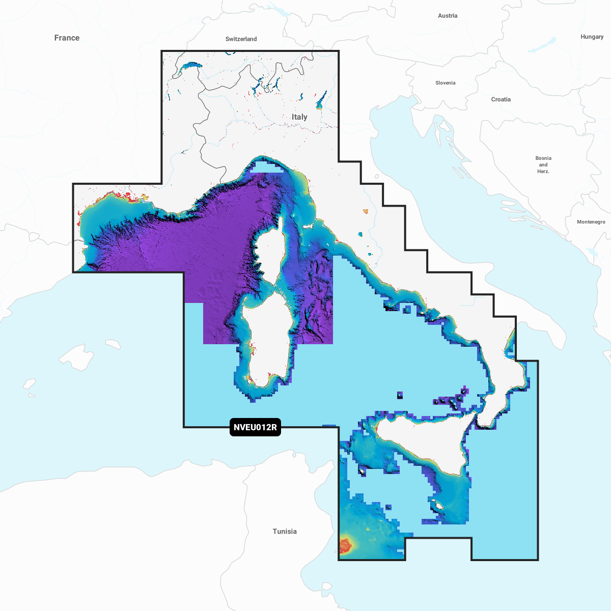 Garmin Mediterranean coast, central and west - charts 