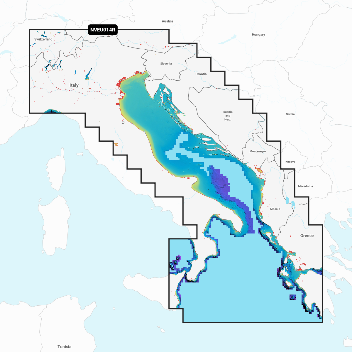 Garmin Italy, Adriatic Sea - Charts 