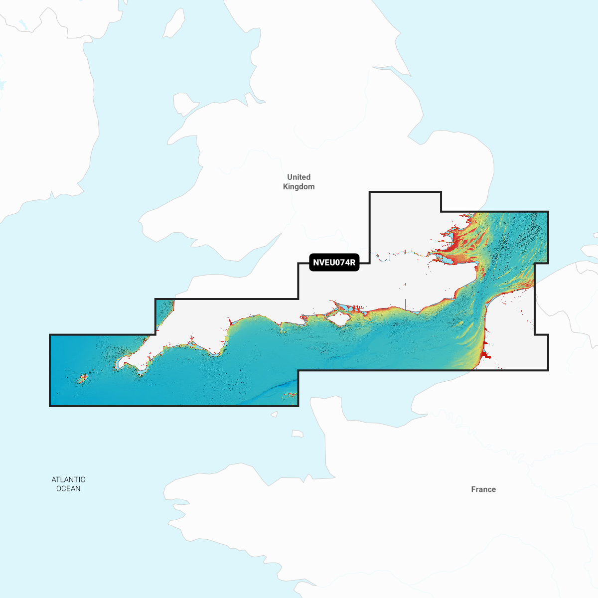 Garmin England, Sydkysten – søkort