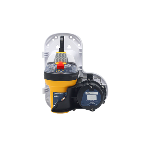 Ocean Signal SafeSea EPIRB3-PRO AUTO Cat.1 w. GPS, RLS, AIS + NFC "Float-Free" container / 702S-03933