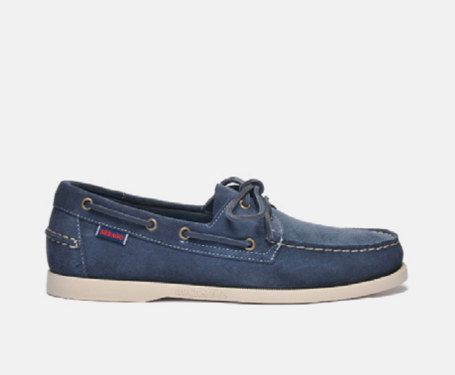 Sebago Portland Flesh Out W 908 Blue Navy - dame