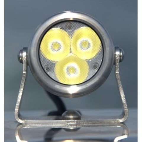 Exposure Marine RA-R3SS Mini Spot in 316SS with 3xCree LED, 3300Lum, 20gr