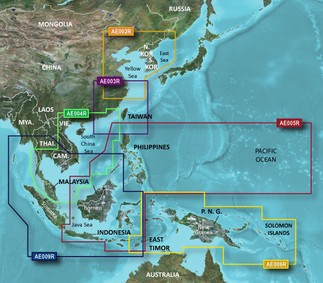 Garmin microSD™/SD™ card: VAE005R-Philippines-Java-Mariana Is.