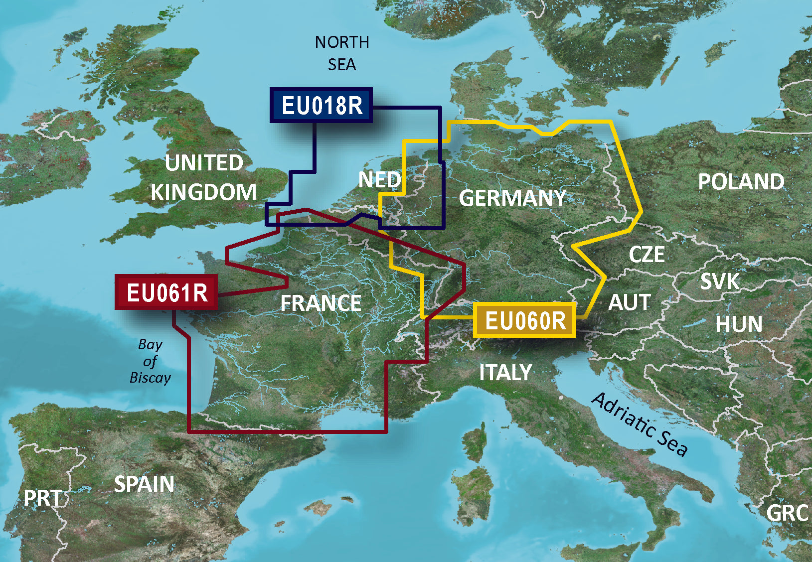 Garmin VEU060R-Germany Inland Waterways