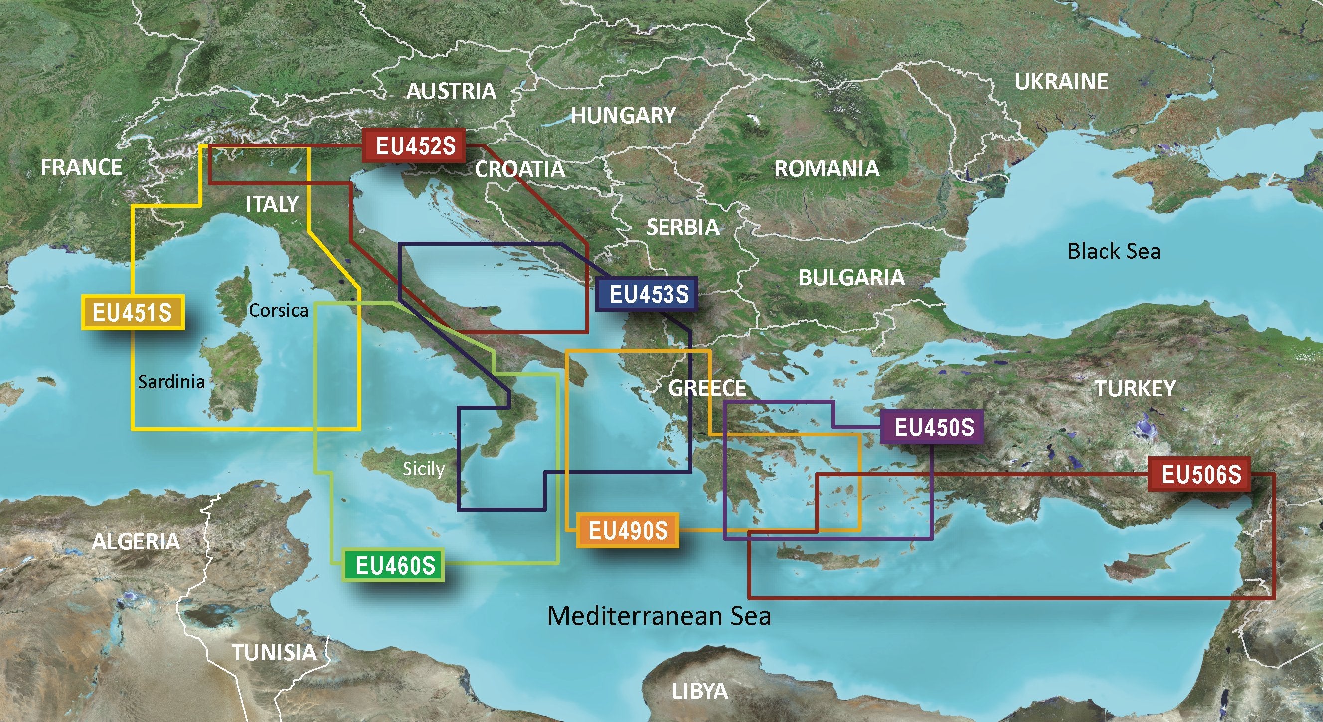 Garmin VEU452S-Adriatic Sea, North Coast