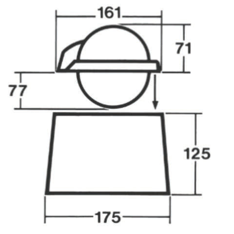 SILVA 125T Pedestal Compass