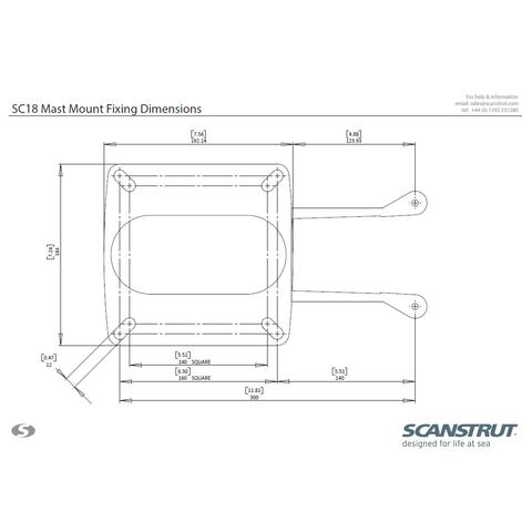 Scanstrut SC18 Mast Mount - small