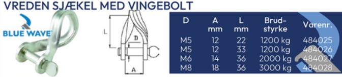 Sjækel vreden rustfri