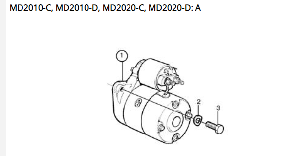 Starter Volvo Penta