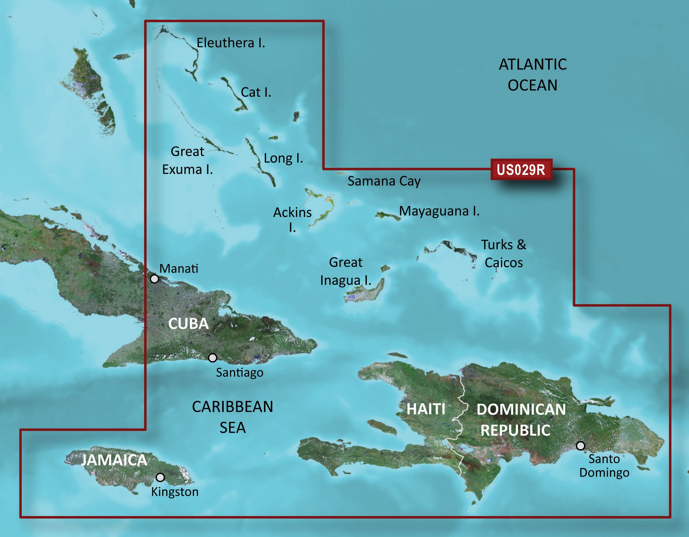 Garmin BlueChart® g3 HXUS029R - Southern Bahamas