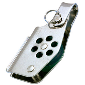 Wichard 24 mm RF enkeltblok m. cleat sjækel og hv