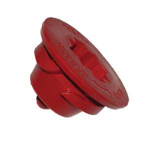 Tire filler cap red (petrol)
