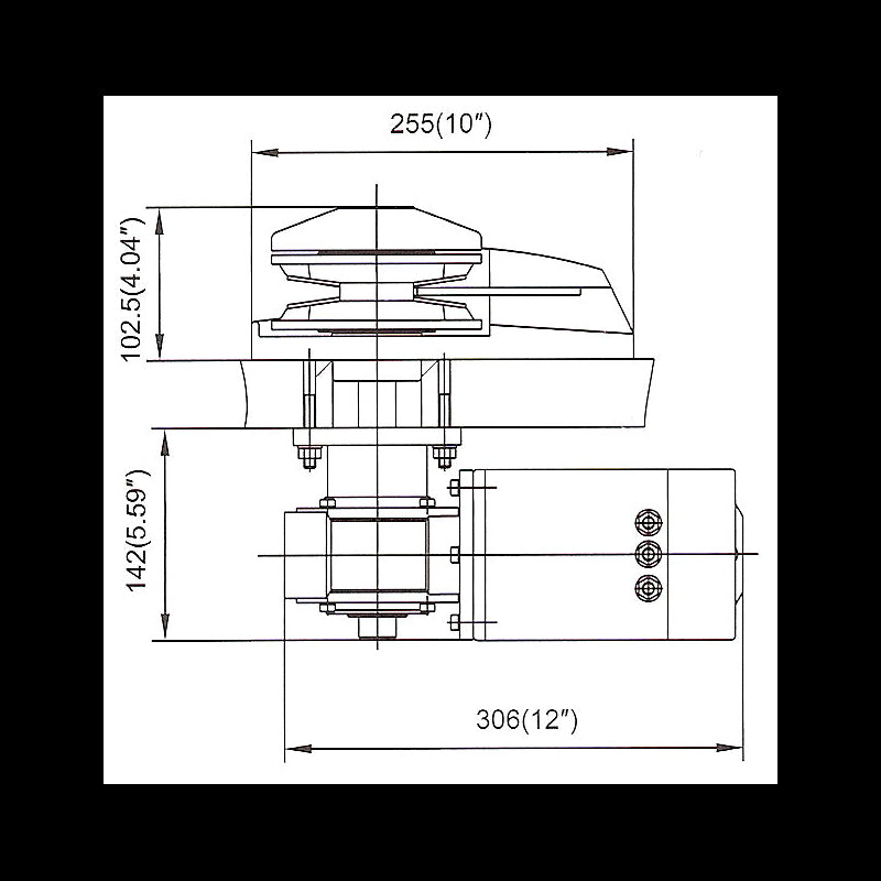 windlass 12v 1200w