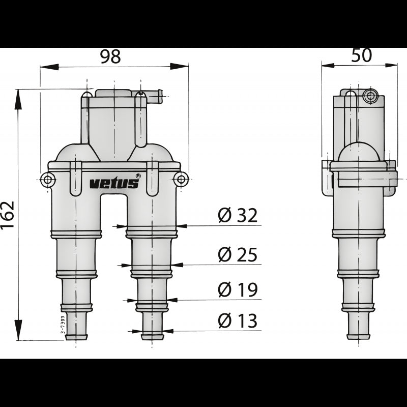 Airventh m/slange Vetus