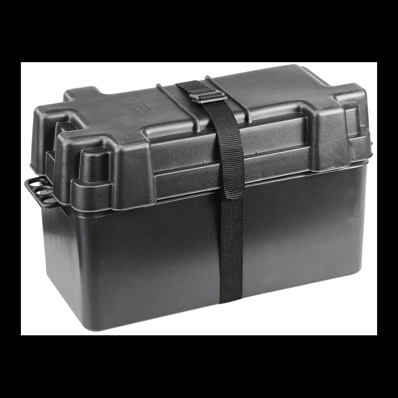 Battery box black in: 280x195x230