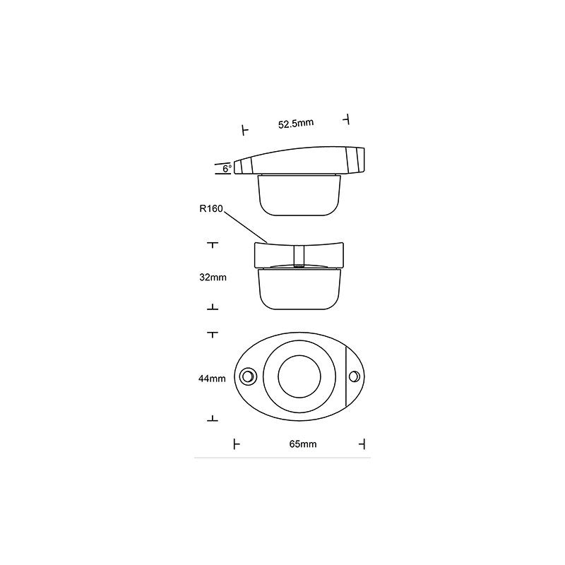 salinghorn lys LED, titan