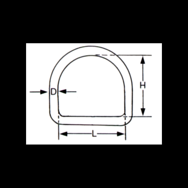 D-ring 5x35x32