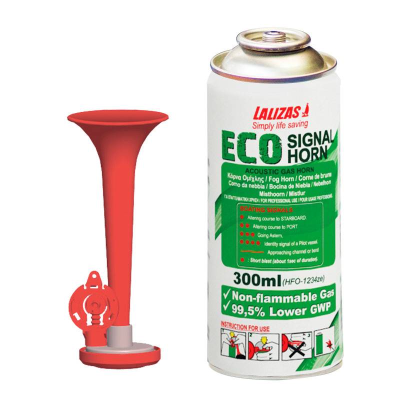 Fog horn with Eco air horn 300 ml.