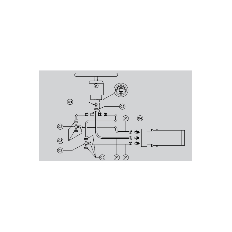 Hydralic Pilot Hose Kit 5/16-24