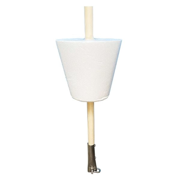 Flag buoy w/counterweight Lgd. 1.25 mtrs.