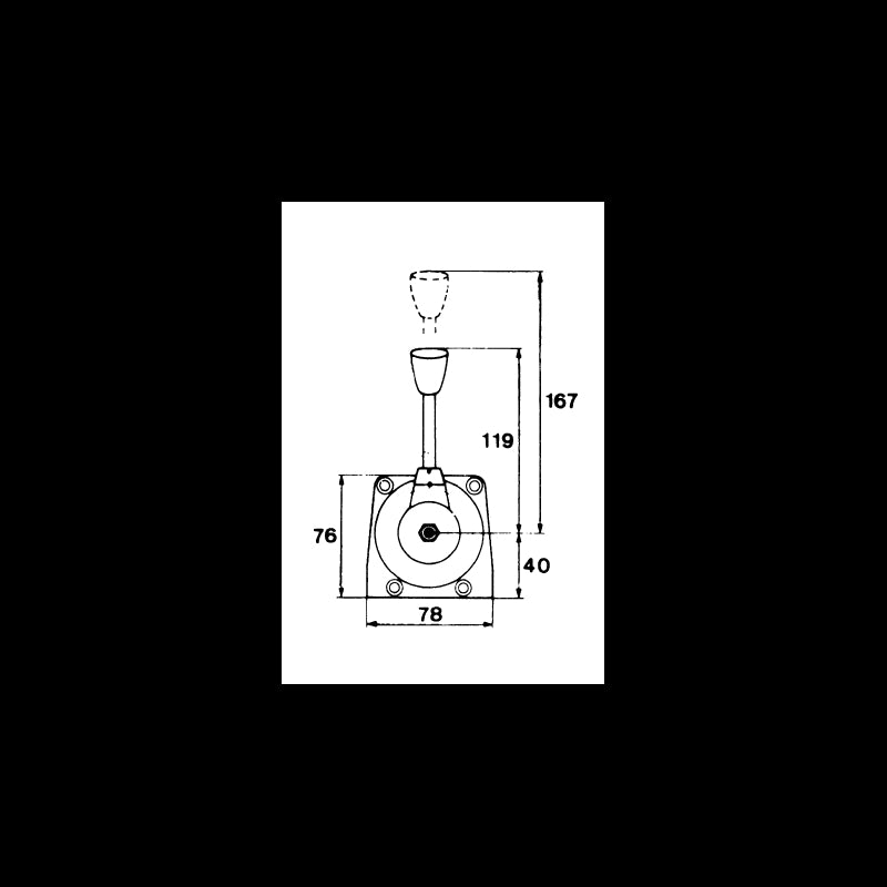 TFX Gasregulerings-håndtag